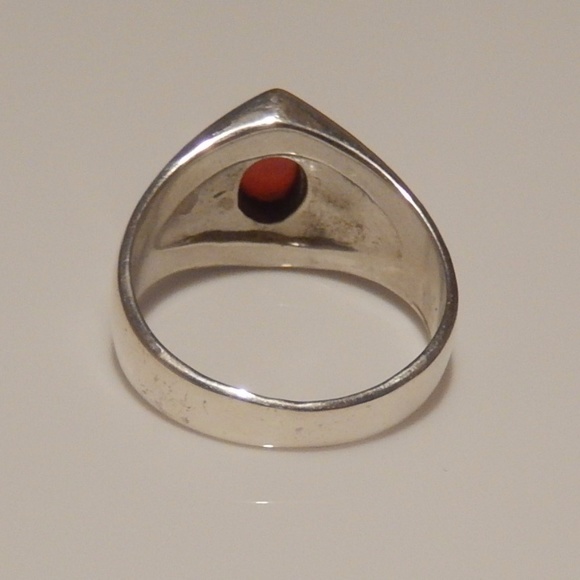 Celtic Tree of Life Ring .925 Sterling Silver w/ Genuine Carnelian made in USA - Picture 16 of 16